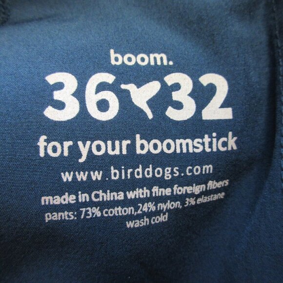 Birddogs Boom Men's Pants 36x32 Khaki For Your Boomstick Casual Performance 416 - Picture 3 of 10